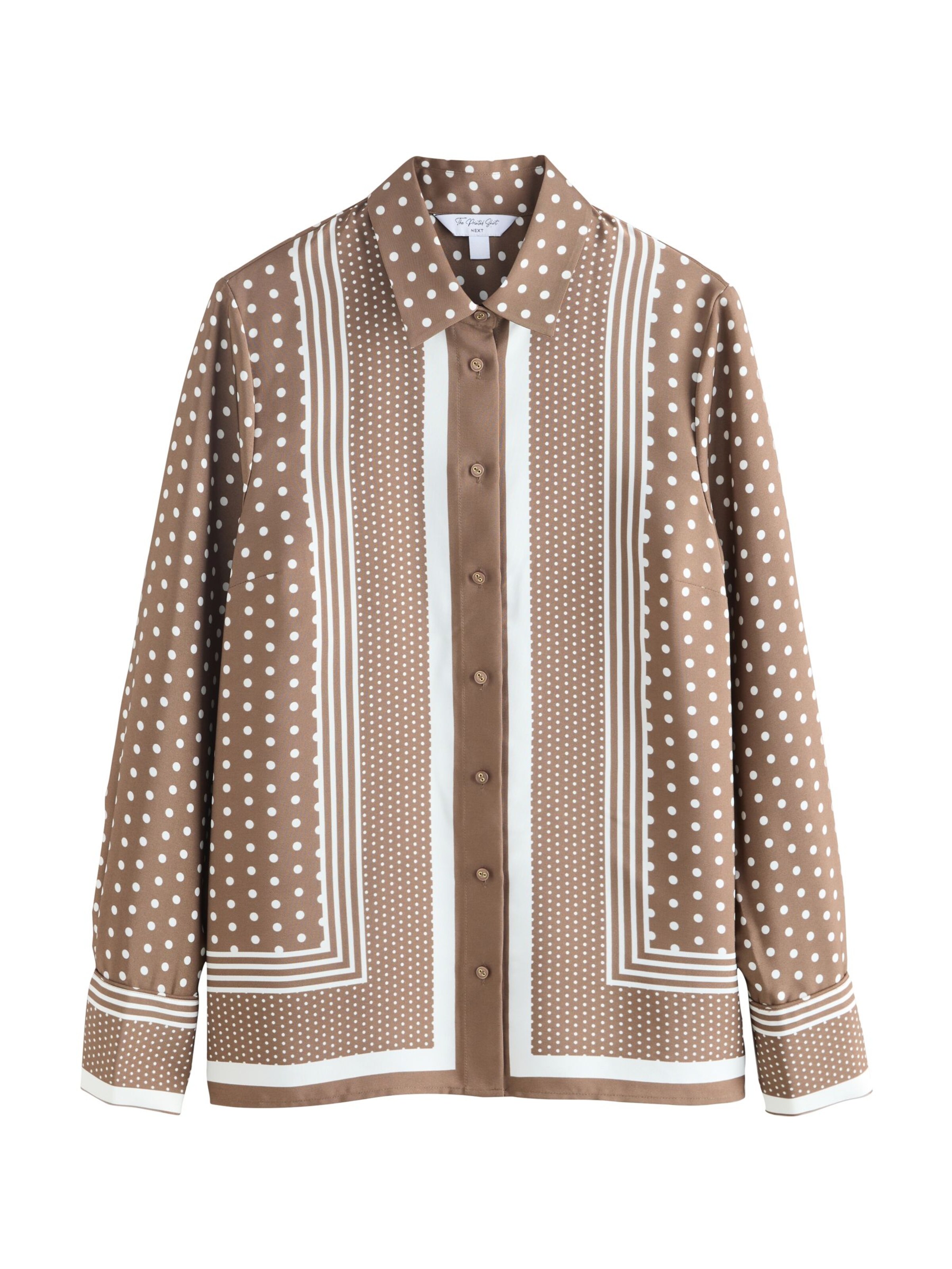 Next Bluse in Braun: Vorderseite