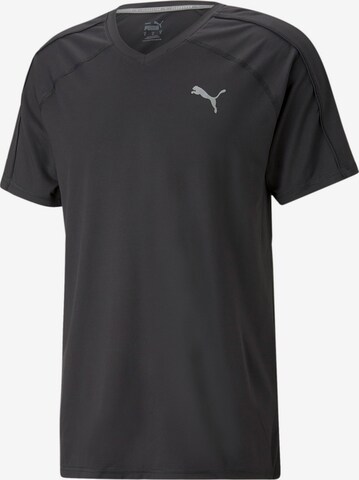 T-Shirt fonctionnel PUMA en noir : devant