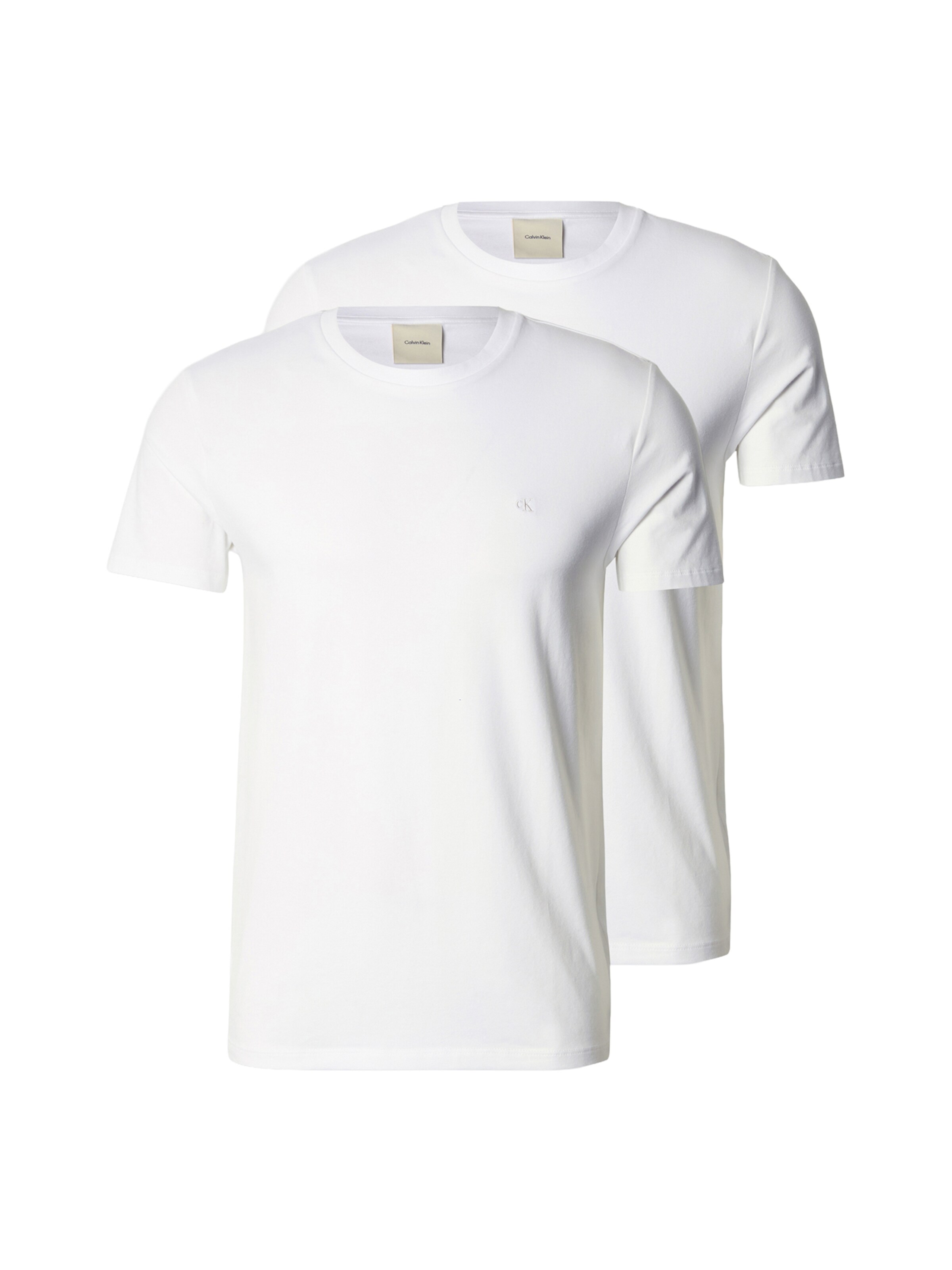 Calvin Klein Μπλουζάκι σε λευκό: μπροστά