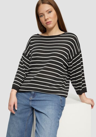 QS Sweater in Black: front
