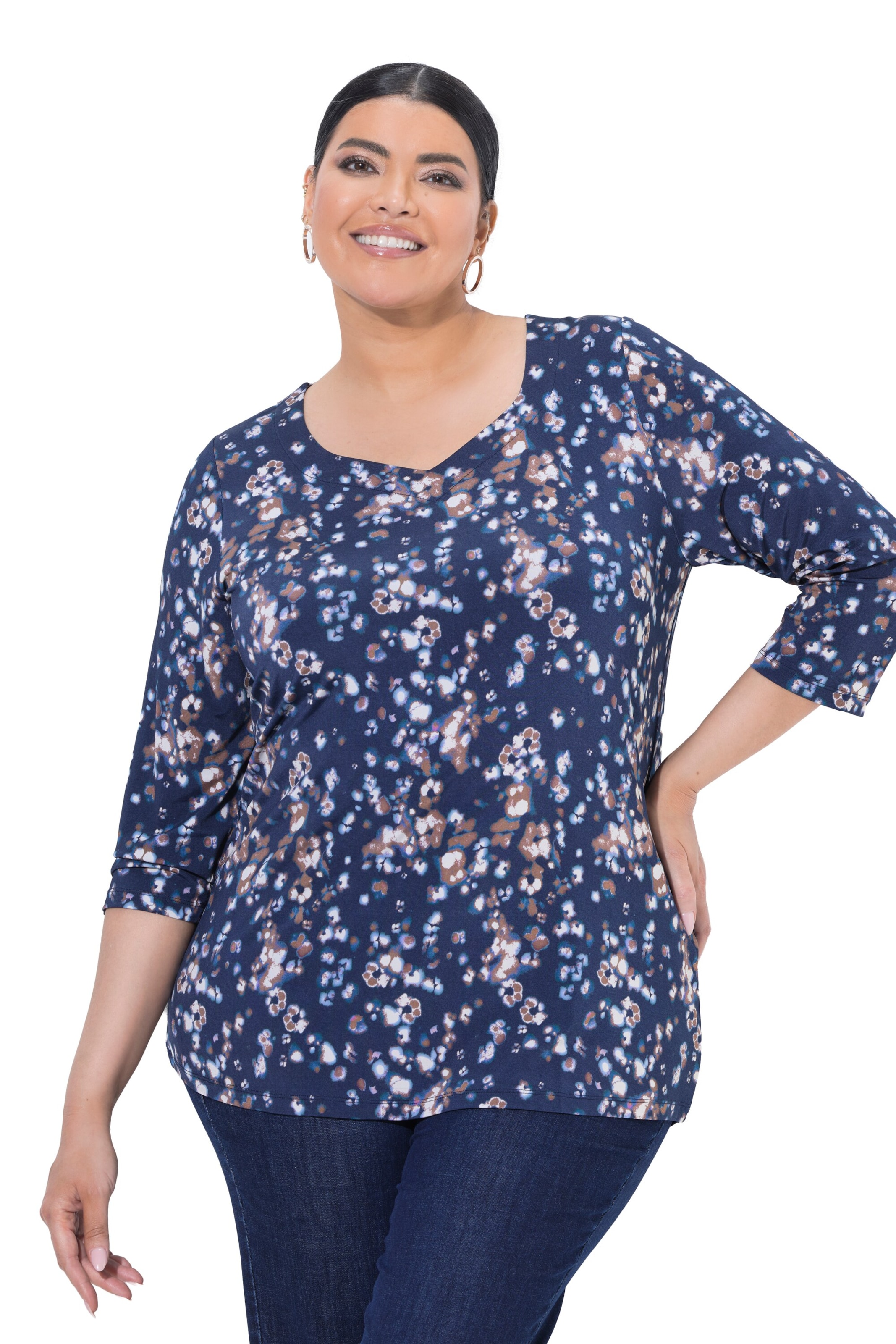 Ulla Popken Shirt in Blue