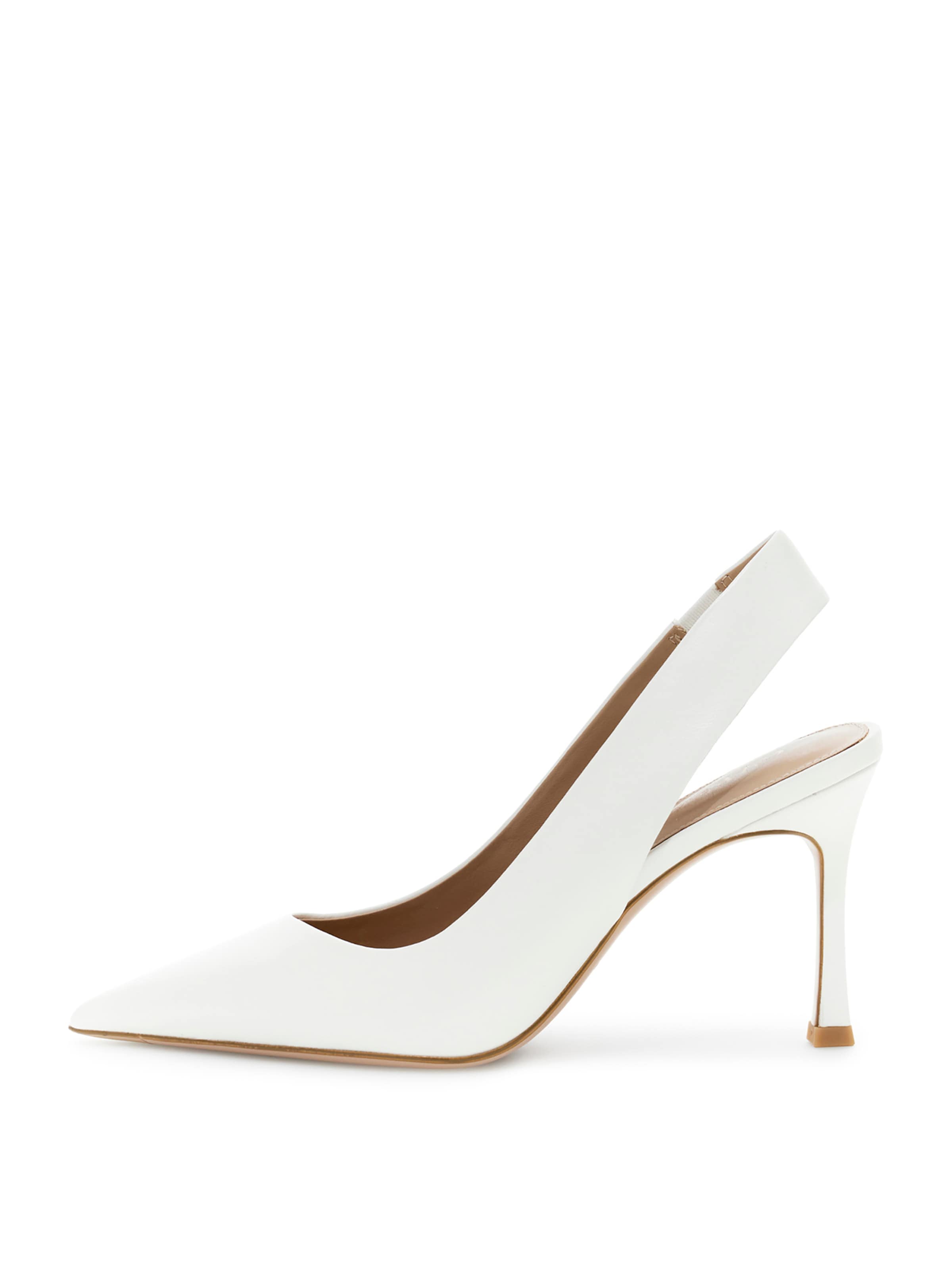 Décolleté sling di CAFè NOIR in beige: frontale