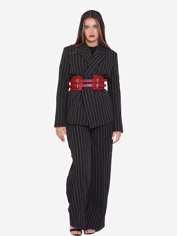 Haute Cuir Belt 'Maia Corset' in Red