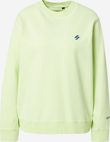 Superdry Athletic Sweatshirt in Green: front
