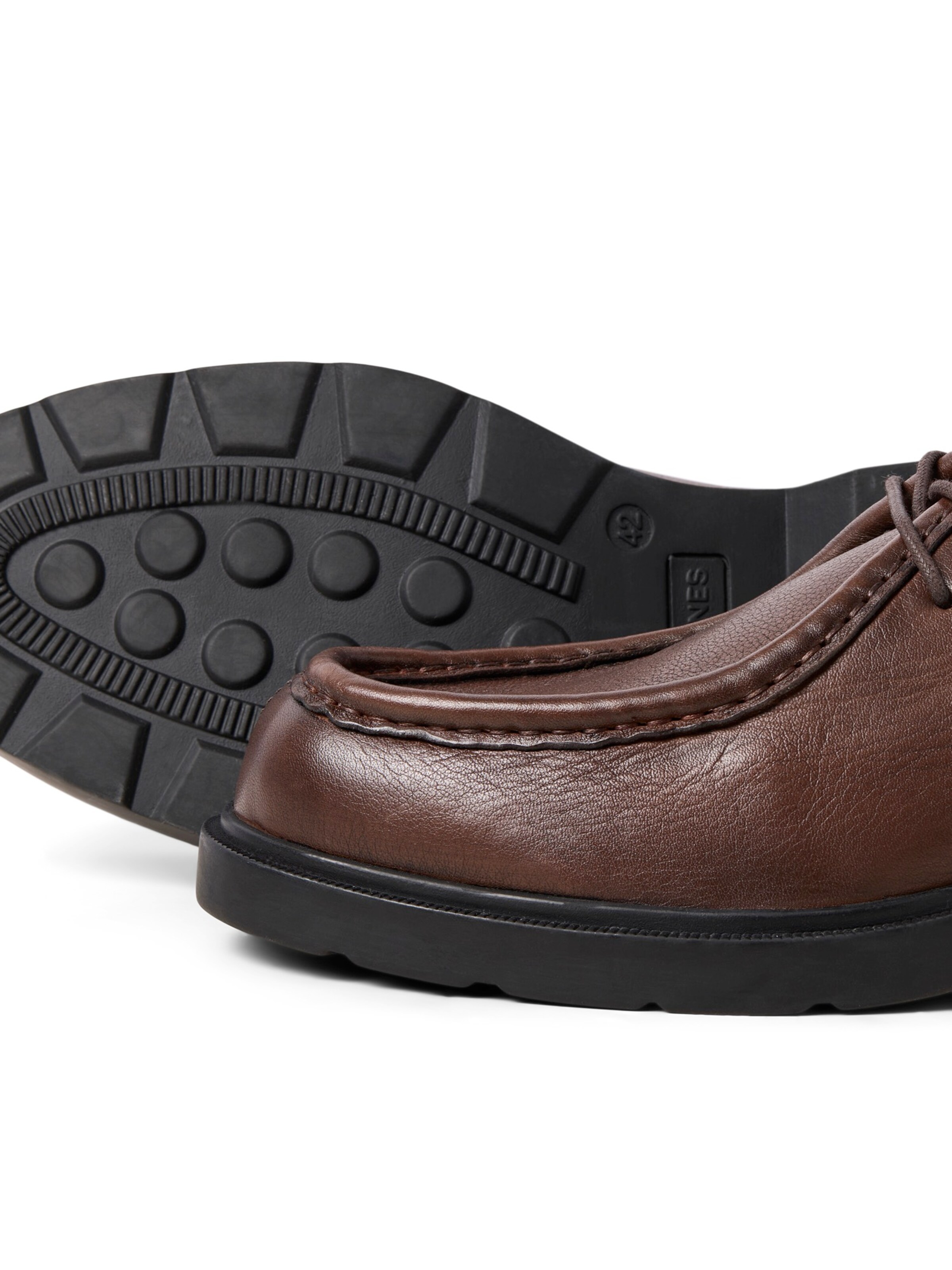 JACK & JONES Мокасины 'JFWAUSTIN' в Коричневый