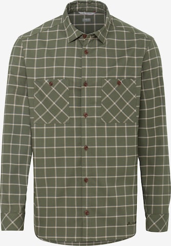VAUDE Regular fit Functioneel overhemd 'M Jerpen Ls St Iv' in Groen: voorkant