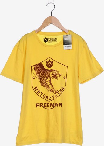 FREEMAN T. PORTER Shirt in L in Yellow: front