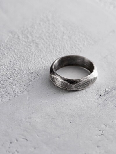 REYTEL Ring 'BREVITY' in Silver, Item view