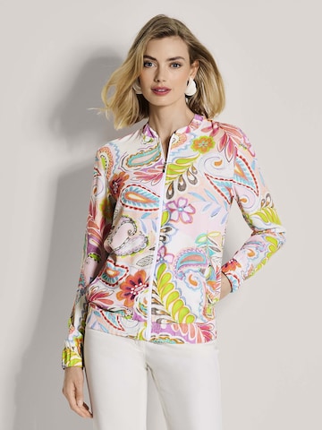 Veste mi-saison MADELEINE en blanc : devant