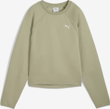 Sweat de sport 'Evostripe' PUMA en vert : devant