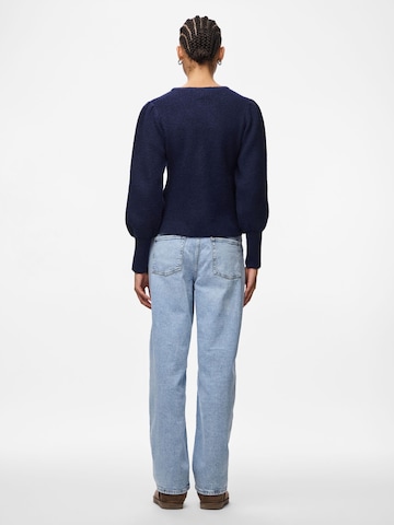 PIECES Gebreid vest 'PCAnnie' in Blauw