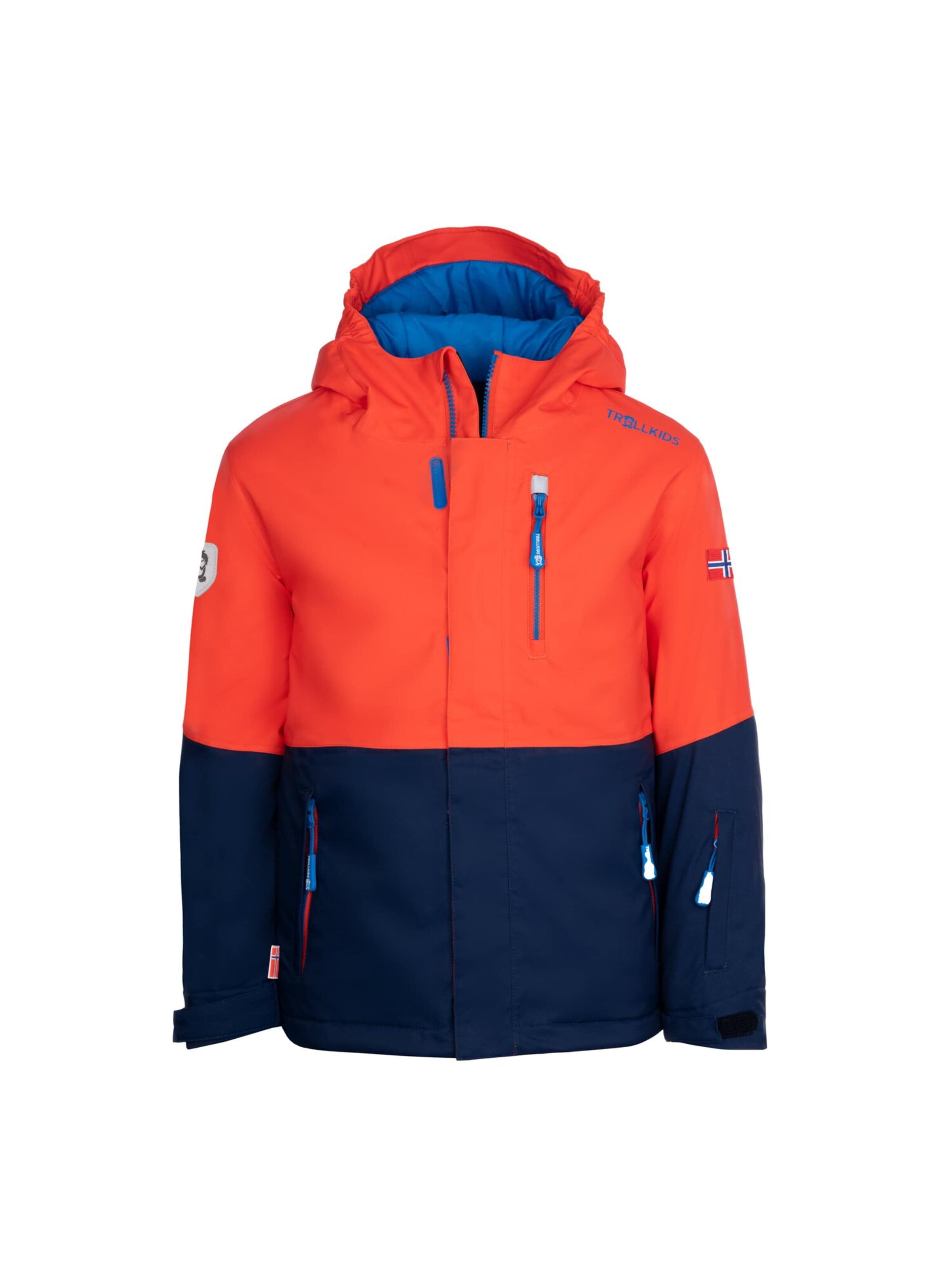 TROLLKIDS Outdoor jacket in Orange: front