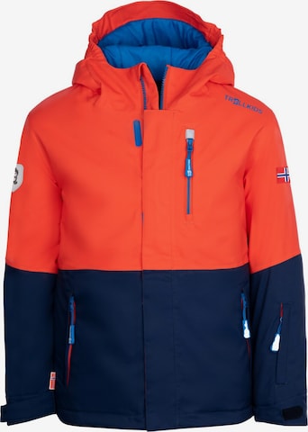 TROLLKIDS Outdoor jacket in Orange: front