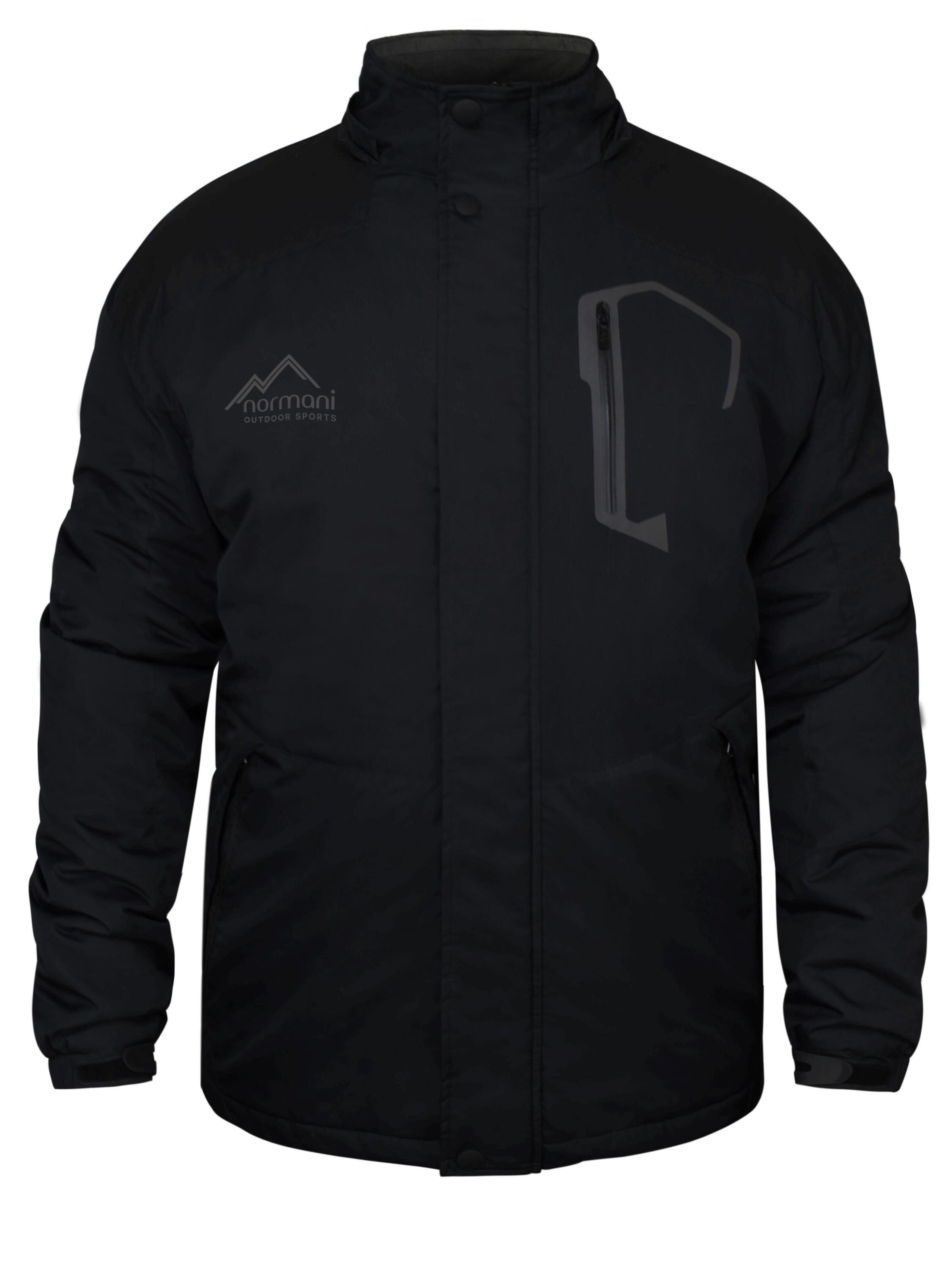 normani Performance Jacket 'Yukon' in Black: front