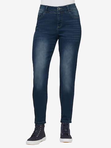 heine Slim fit Jeans in Blue: front