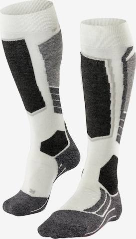 FALKE Sportsocken 'SK2 Intermediate' in Weiß: Vorderseite