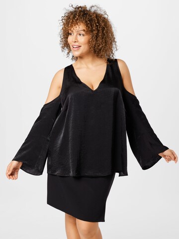 Dorothy Perkins Curve Blus i svart: framsida