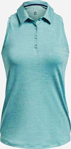 UNDER ARMOUR Sports Top in Blue: front