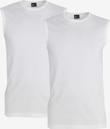 Maillot de corps 'MONTANA' alan red en blanc : devant