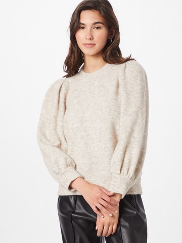 Gestuz Sweater 'Alpha' in Beige: front