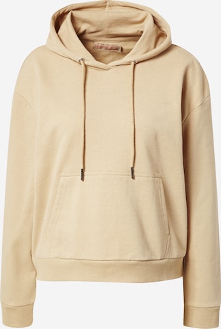 Denim Project Sweatshirt 'MALOU' in Beige: voorkant