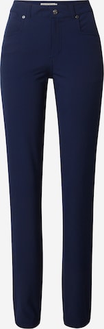 Coupe slim Pantalon de sport 'Chie' Röhnisch en bleu : devant