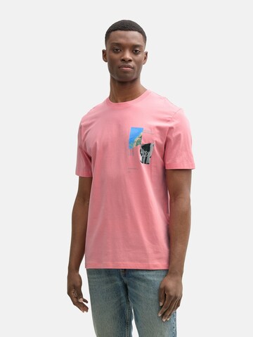 TOM TAILOR DENIM Shirt in Pink: front