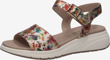 Sandalo di CAPRICE in oro: frontale
