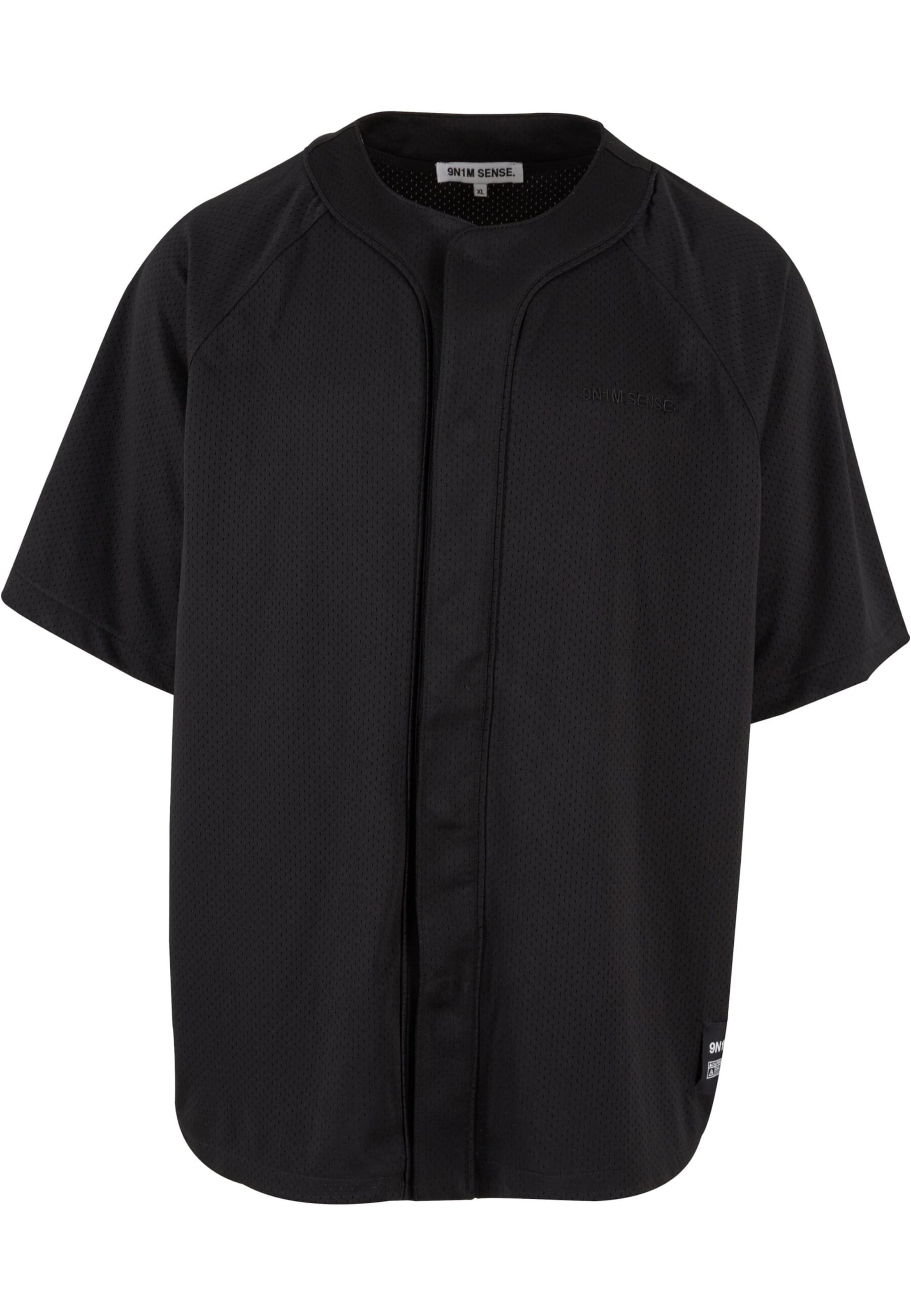 melns 9N1M SENSE T-Krekls: no priekšpuses