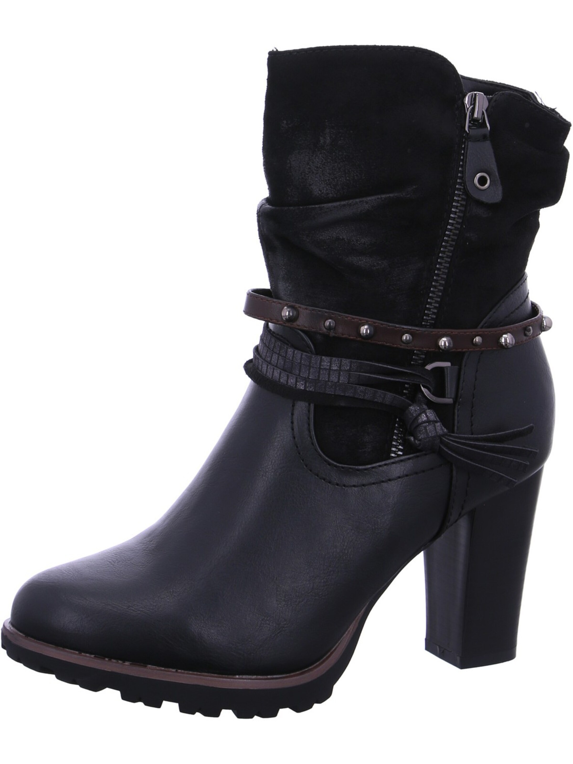 Laufsteg München Ankle Boots in Black: front