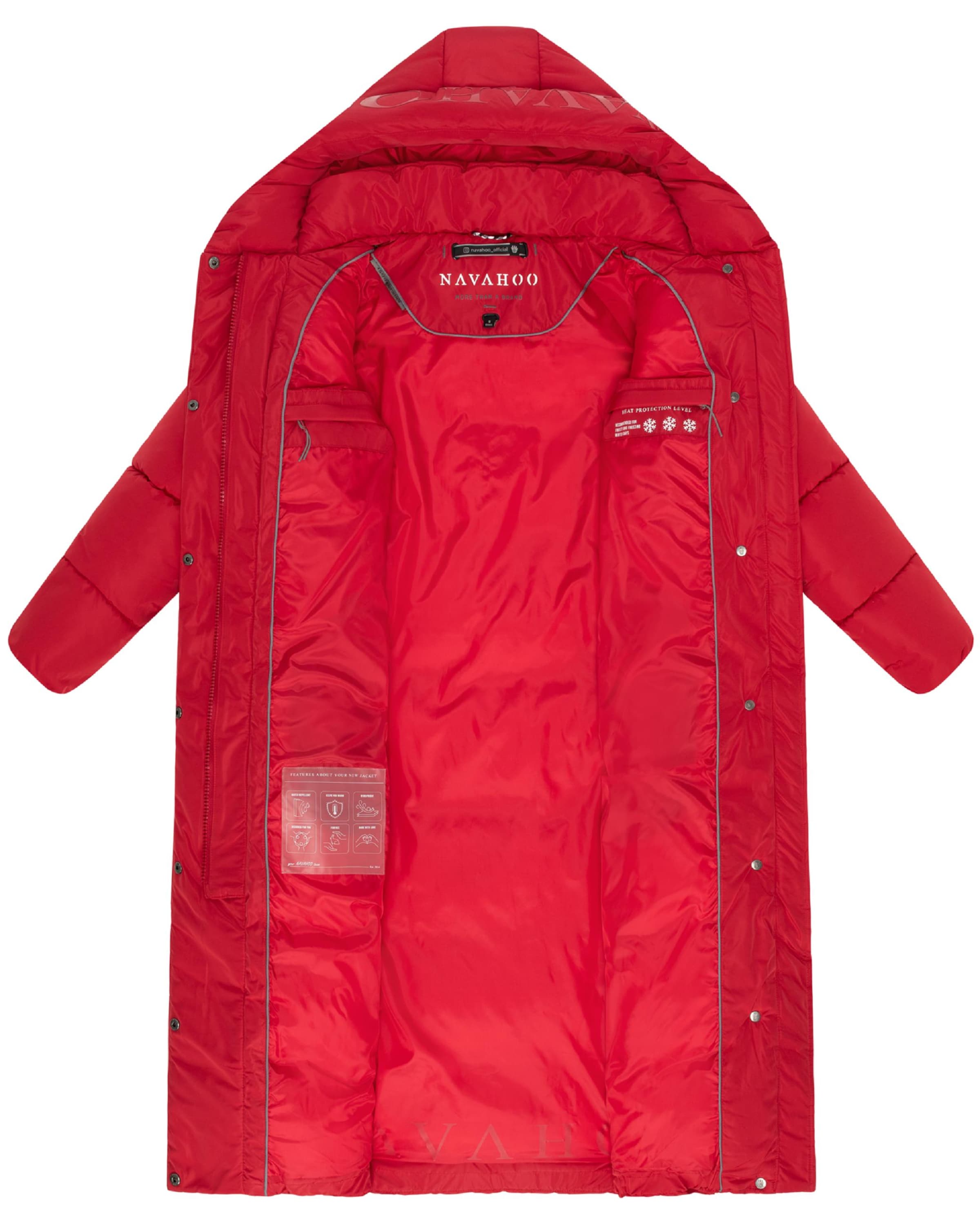 NAVAHOO Winter Coat 'Eisblick 14' in Red