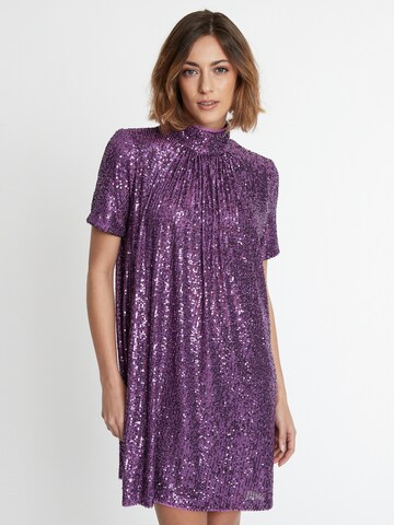 Robe 'Salena' Ana Alcazar en violet : devant