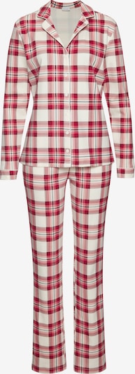LASCANA Pidžama u krvavo crvena / bijela, Pregled proizvoda