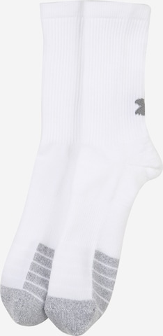 Chaussettes de sport UNDER ARMOUR en blanc