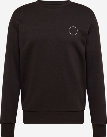 JACK & JONES Sweatshirt 'THIBA' in Black: front