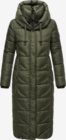 Manteau d’hiver 'Waffelchen' NAVAHOO en vert : devant