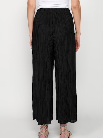 Wide Leg Pantalon KOROSHI en noir