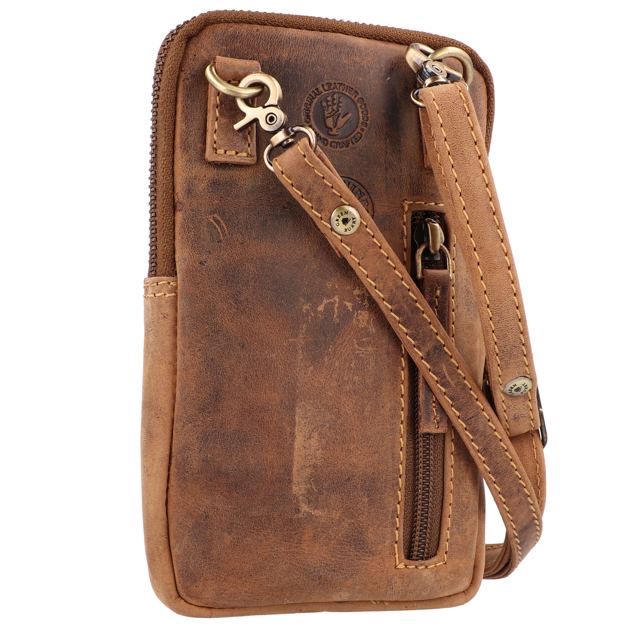 GREENBURRY Umhängetasche in Braun