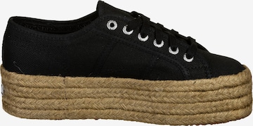 SUPERGA Platform trainers in Black