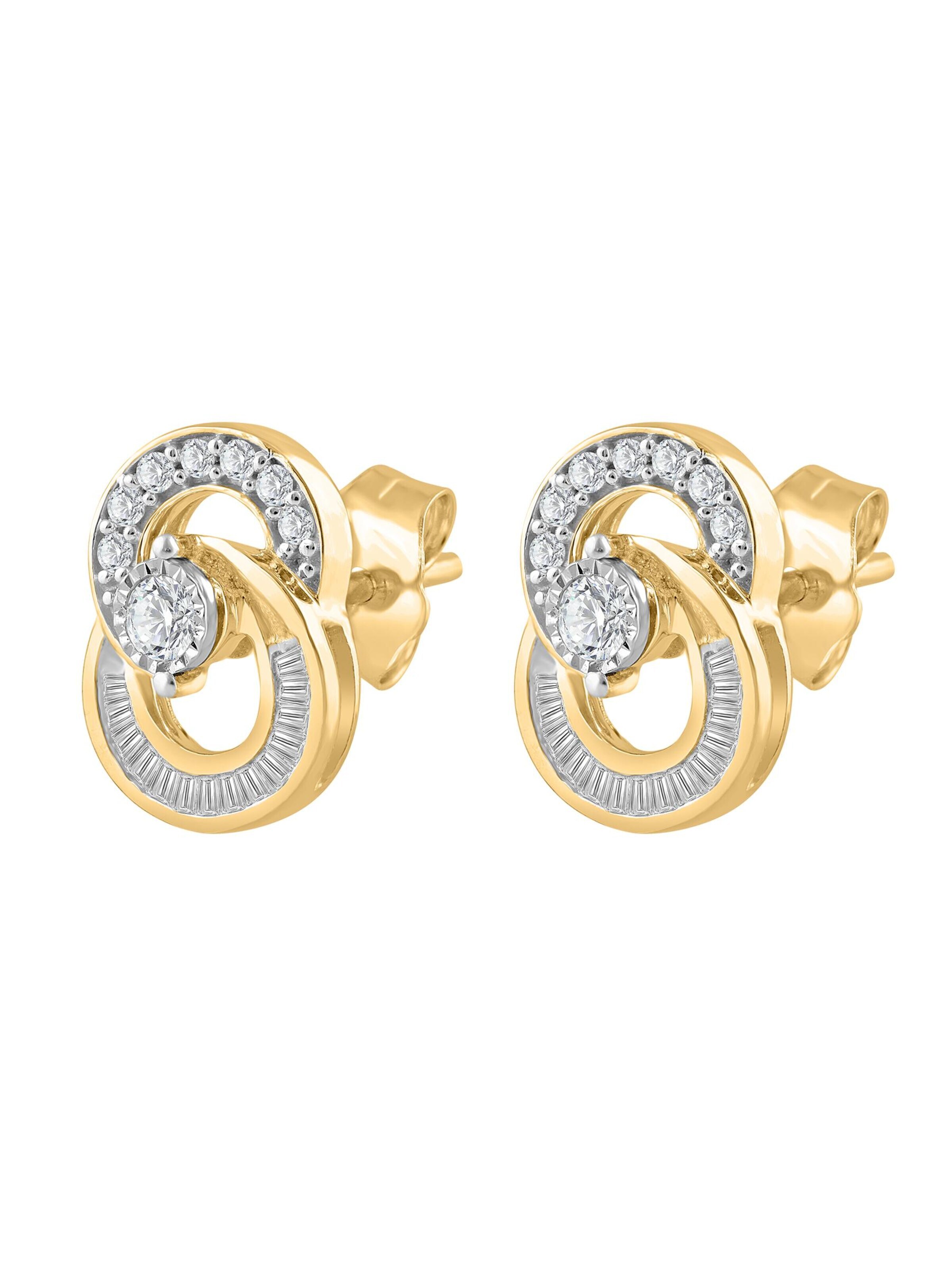Diamant Exquis - Pendientes en amarillo