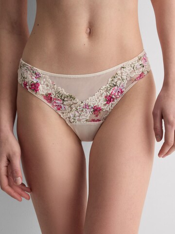 INTIMISSIMI Slip 'Pretty Flowers' in Beige: Vorderseite