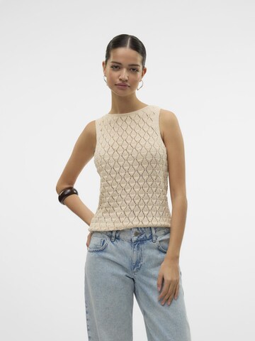 VERO MODA Vest 'VMRani' in Beige: front