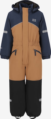 ZigZag Athletic Suit in Blue: front