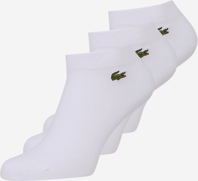 Lacoste Sport Sportsocken in grün / rot / weiß, Produktansicht