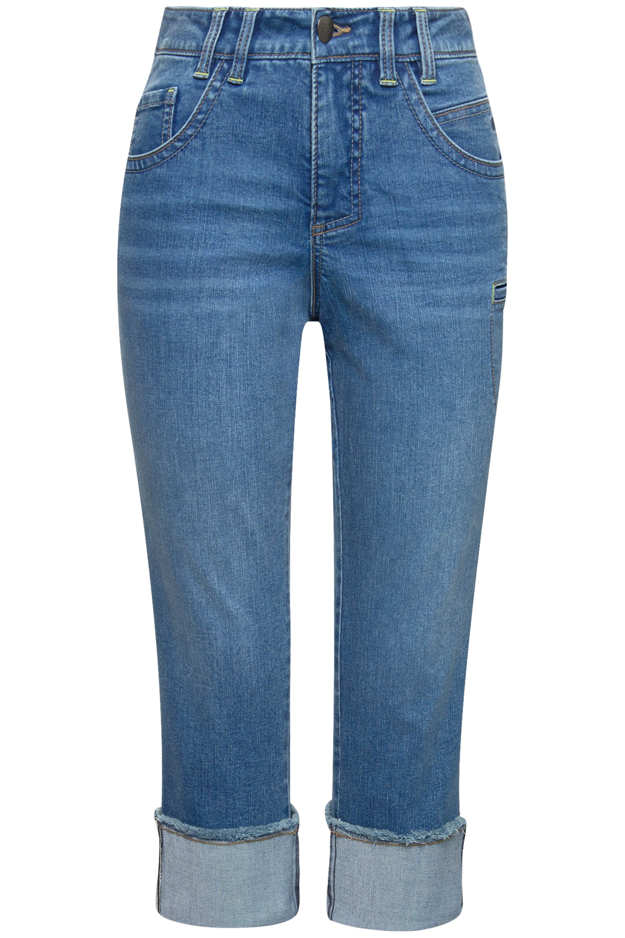 LAURASØN Regular Jeans in Blauw: voorkant