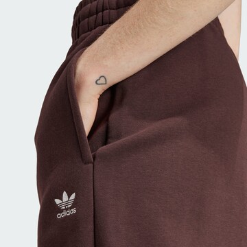 Effilé Pantalon 'Essentials' ADIDAS ORIGINALS en marron