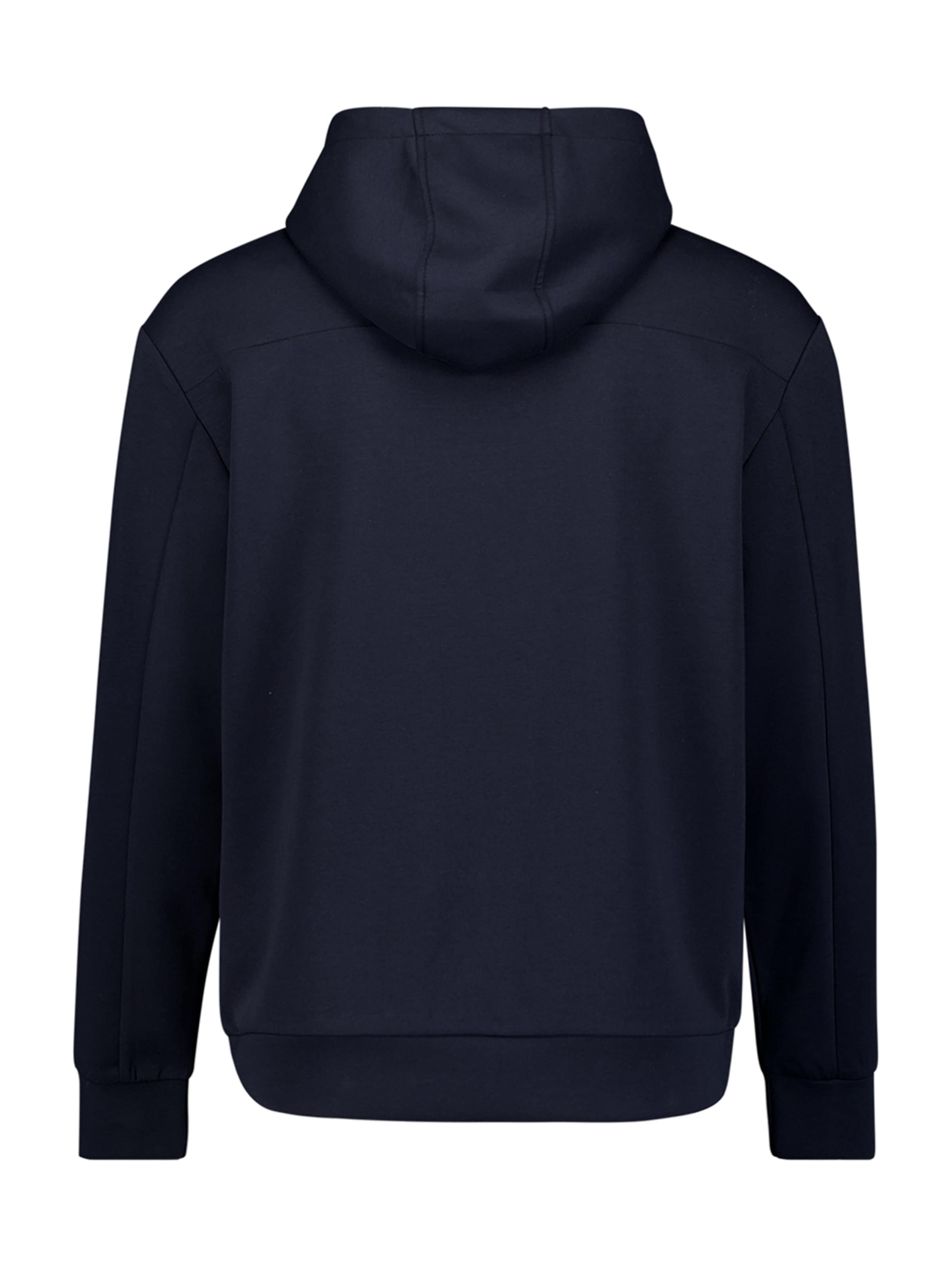 No Excess Zip-Up Hoodie in Blue