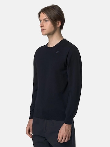K-Way Pullover 'K-WAY SEBASTIEN MERINO PULLOVER Maglieria'‌‌‌‌‌‌‌‌‌ in Blau