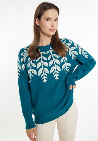 Usha Sweater 'Lurea' in Blue: front