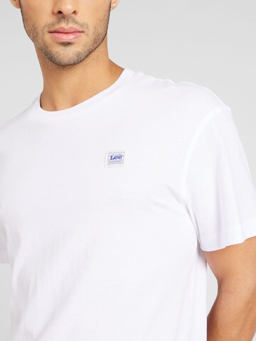 T-Shirt Lee en blanc